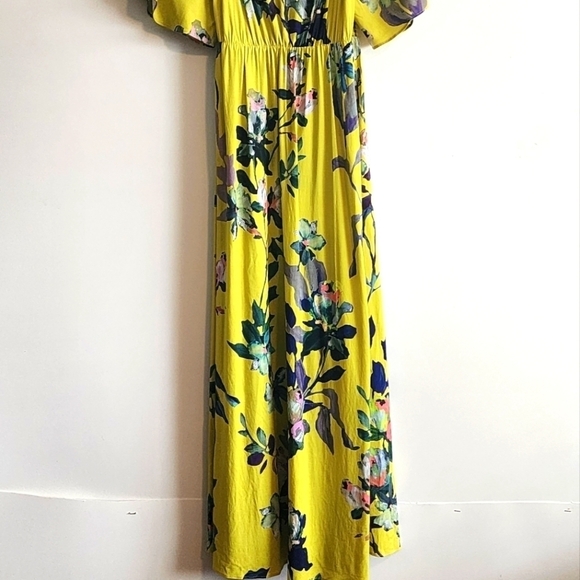 Soft Surroundings Maise Floral Square Neck Maxi Dress Size PM - Picture 3 of 7